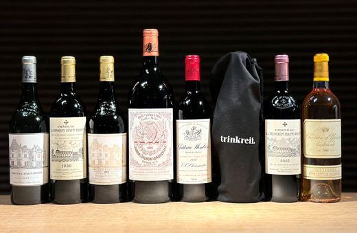 Weinverkostung. Bordeaux - Ikonen aus 4 Jahrzehnten